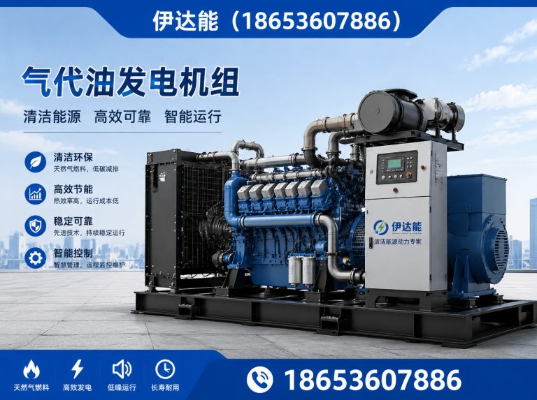 高密市250kW锡柴天然气发电机展示图